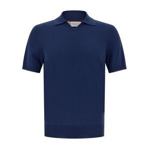 Brunello Cucinelli Men's Cotton Polo Shirt